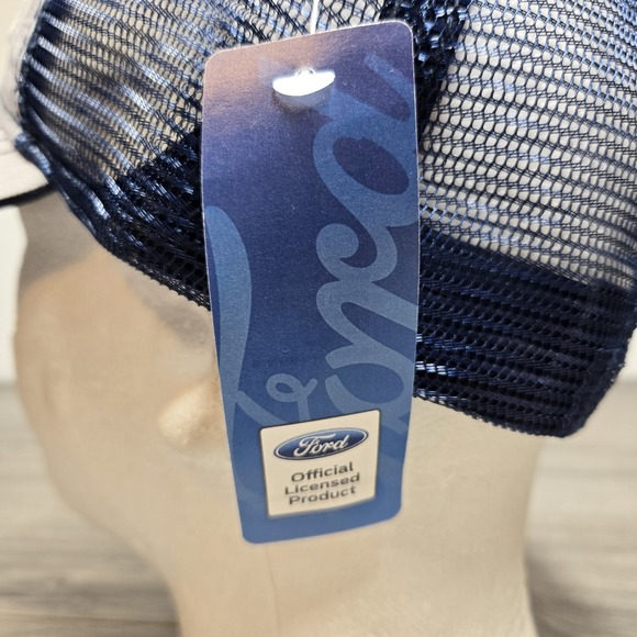 Ford Motor Company Trucker Hat Spellout Mesh Snapback OSFM H3 Headwear New - Picture 7 of 9